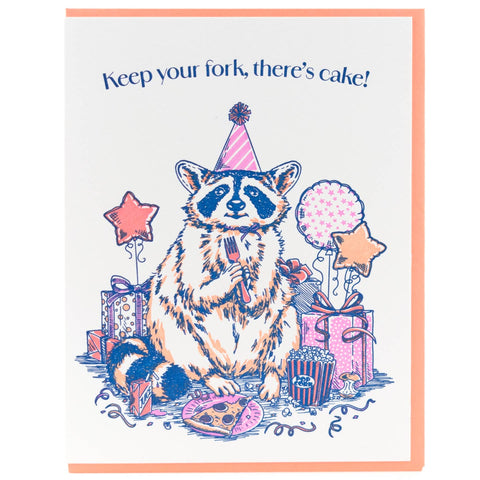 Porchlight Press Keep Your Fork, There's Cake! Card