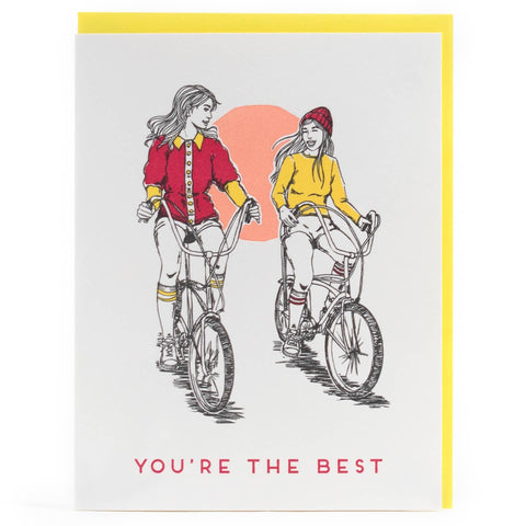 Porchlight Press Retro Bike You're The Best Card