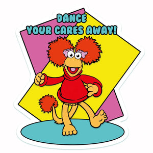 Fraggle Rock Dance Your Cares Away Sticker