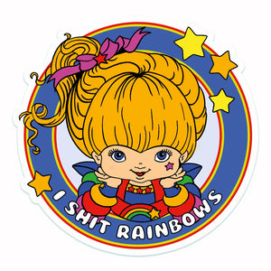 Rainbow Brite I Shit Rainbows Sticker