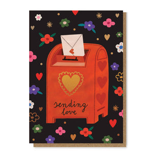 Mailbox Sending Love Card