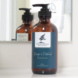 Nature Wilde bath & Body Liquid Soap, Orange & Patchouli
