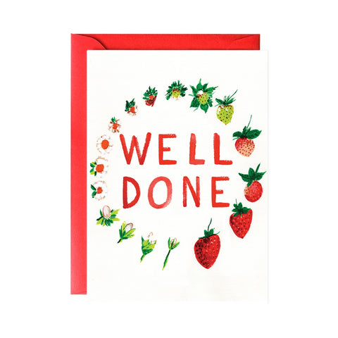 Mr. Boddington's Studio Strawberry Well Done Card