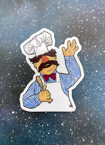 Muppets Swedish Chef Sticker