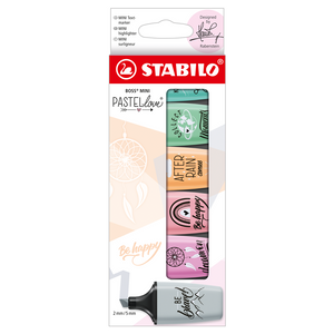 Stabilo Boss Mini Pastel Love Highlighters, 6 pack