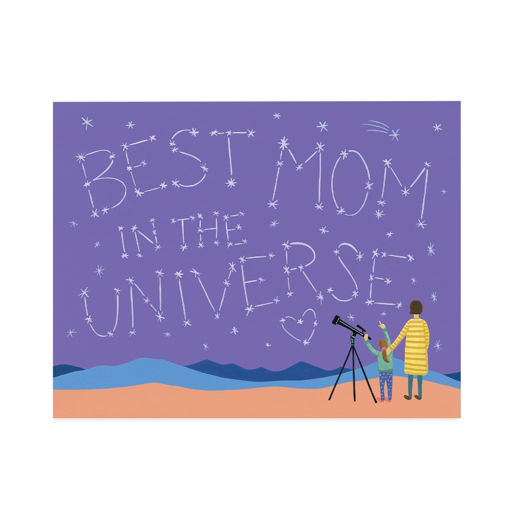 Best Mom In The Universe Card