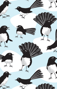 Willy Wagtail Tea Towel