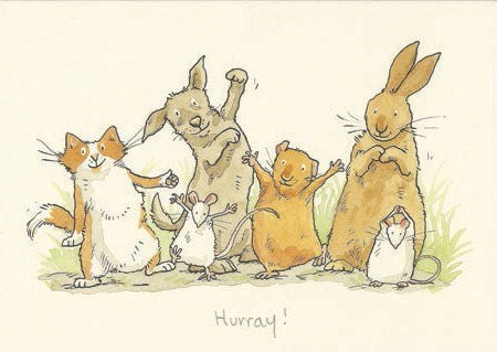 Critters Hurray! Card