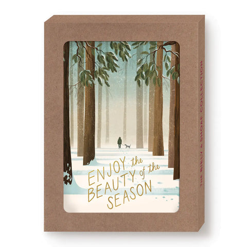 Enjoy The Beauty Of The Season Card, Box of 10 Cards