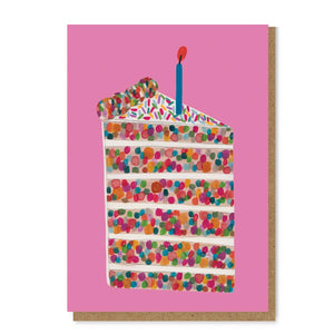 Funfetti Cake With Sprinkles Card