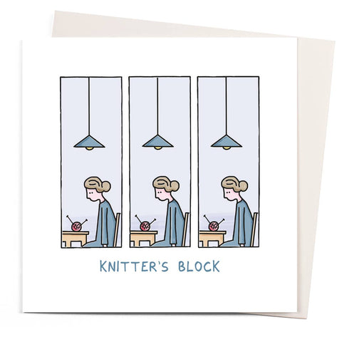 Knitter's Block Card