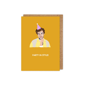 Party In Style Birthday Card