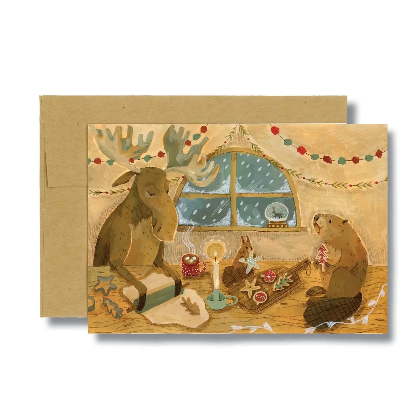 Canyon & Cove Baking Moose Card