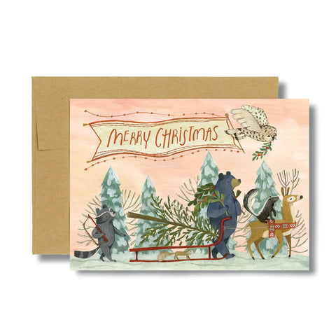 Canyon & Cove Tree Cutting Card