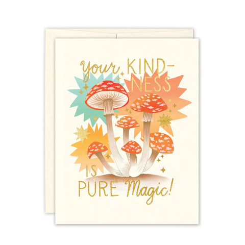 Mushroom Hope Your Day Is Pure Magic Birthday Card