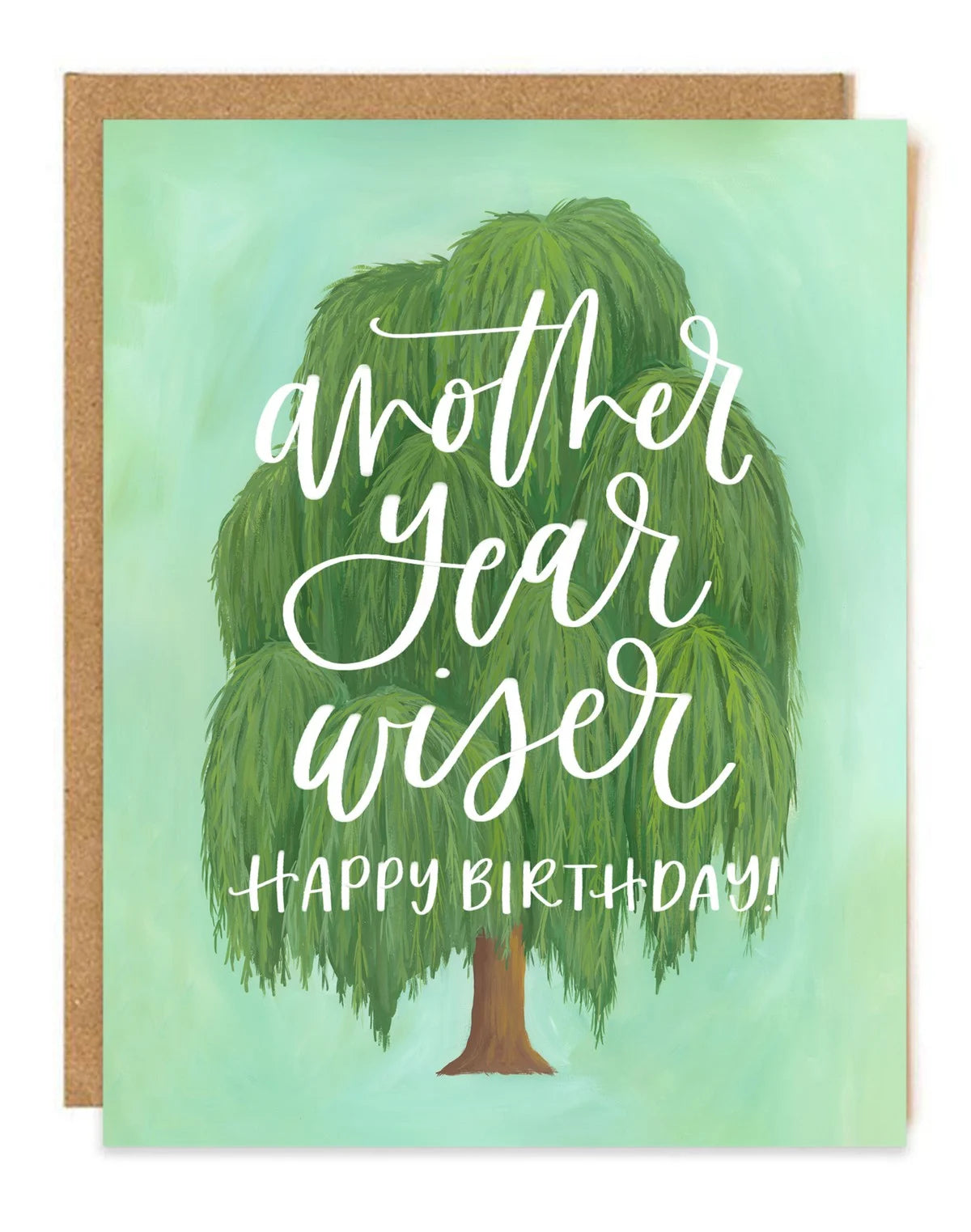 1 Canoe 2 Willow Tree Another Year Wiser Happy Birthday! Card