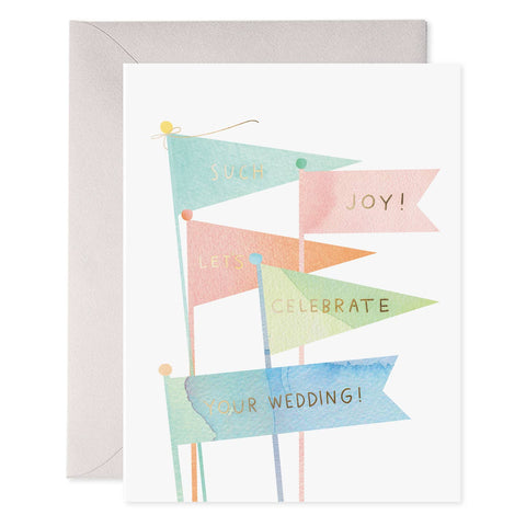 E. Frances Such Joy! Let's Celebrate Your Wedding! Card