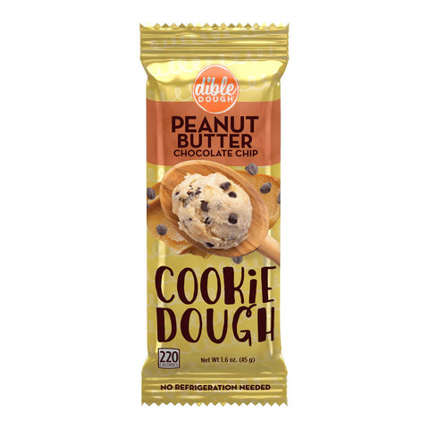 Dible Dough Edible Peanut Butter Chocolate Chip Dough Bar