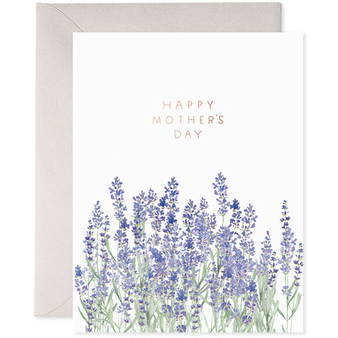 E Frances Lavender Field Happy Mother's Day Card