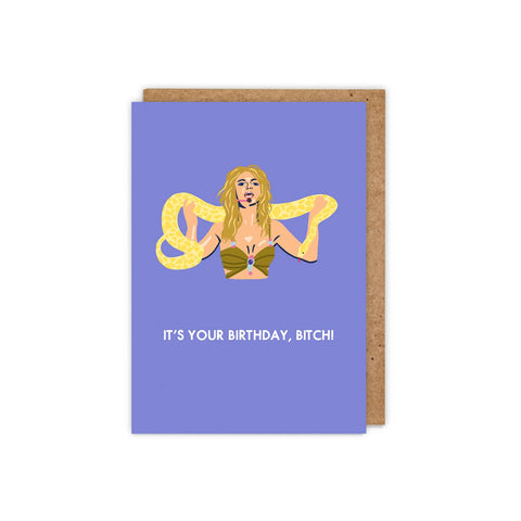 Britney It's Your Birthday, Bitch! Card