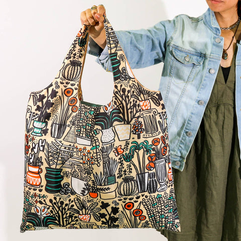 Art Sack By People I've Loved, Garden Reusable Tote Bag