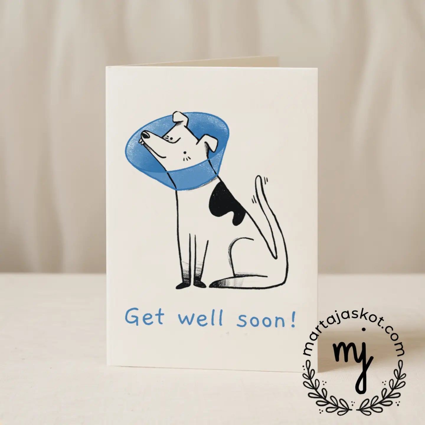 Puppy Get Well Soon! Card