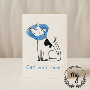 Puppy Get Well Soon! Card