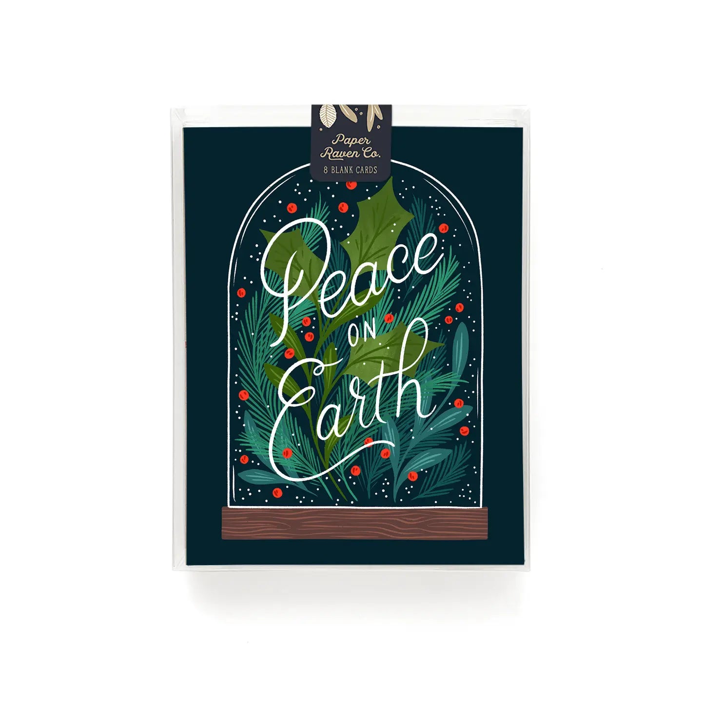 Holly Peace Ob Earth, Box Of 8 Cards