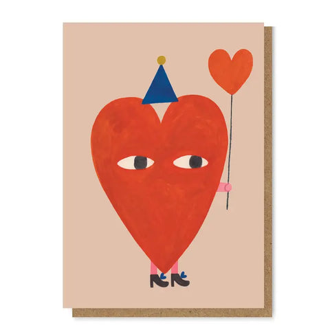 Heart With Heart Balloon Card