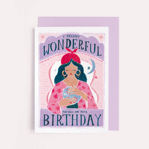 Sister Paper Co. I Predict Wonderful Things On Your Birthday Card