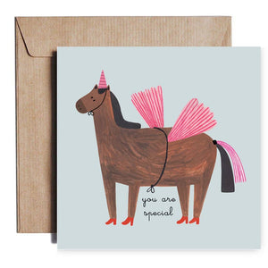 Horse With Wings, You Are Special  Card
