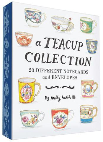 A Teacup Collection: 20 Different Notecards & Envelopes