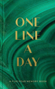 Malachite Green One Line a Day: A Five-Year Memory Book