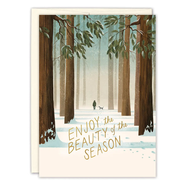 Enjoy The Beauty Of The Season Card, Box of 10 Cards