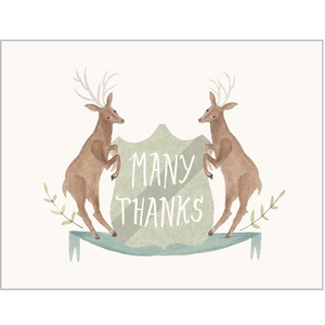 Many Thanks Deer Card
