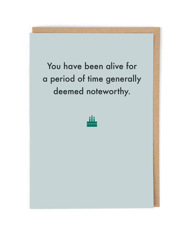 You Have Been Deemed Alive...Card