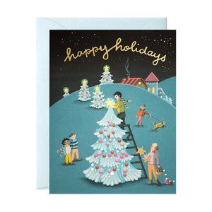 Tree Decorating Card