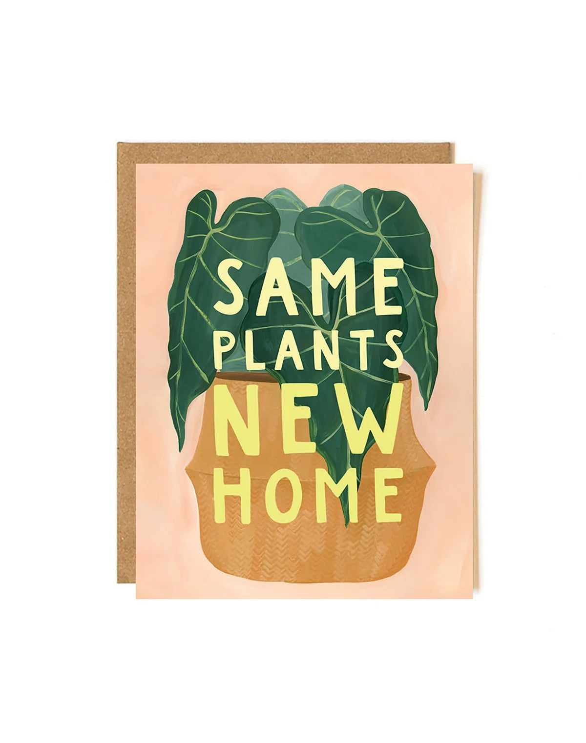 1 Canoe 2 Same Plants New Home Card