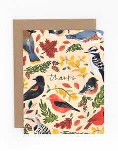 1 Canoe 2 Bird Thanks Card