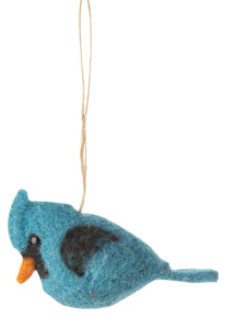 Felt Bluebird Ornament