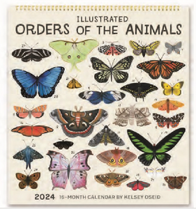 Illustrated Order of the Animals 2024 Calendar