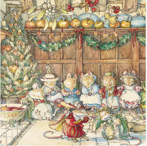 Brambly Hedge, Gathered Around The Hearth, Box Of 8 Cards