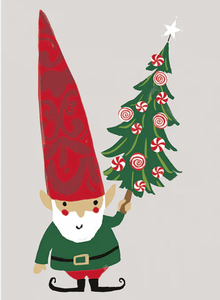 Little Christmas Gnome, Box Of 8 Cards