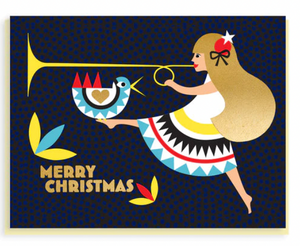 Christmas Trumpet Card