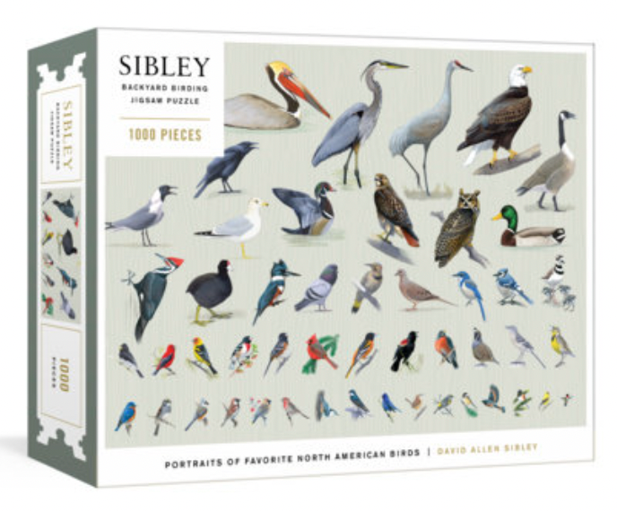 Sibley Backyard Birding, 1000 Piece Puzzle