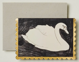 Wanderlust Paper Co. Swan Mini Card