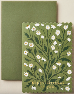 Wanderlust Paper Co. Daisy Happy Birthday To You! Card