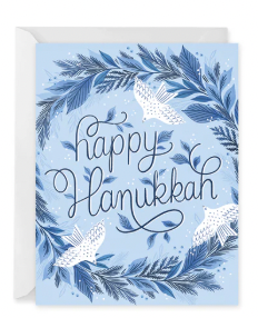 Doves Happy Hanukkah Card