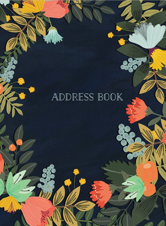 Floral Address Book