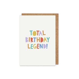 Total Birthday Legend! Card